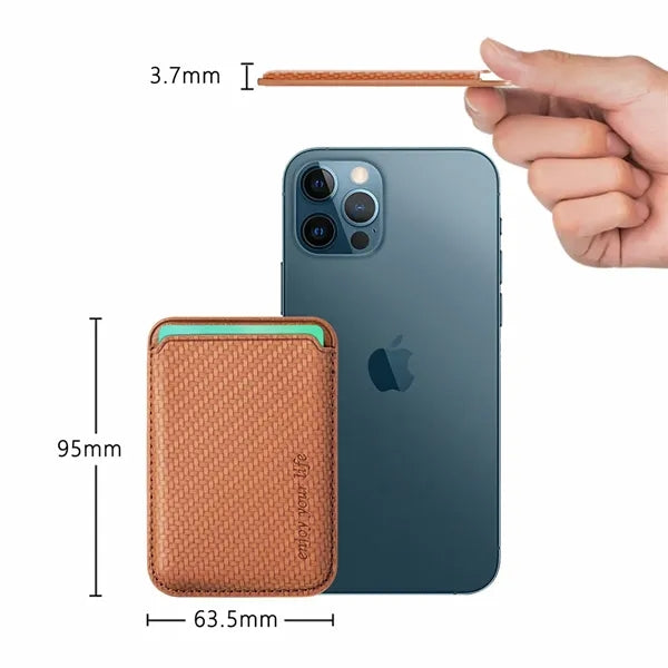 Phone Magsafe Wallet Fiber Pattern
