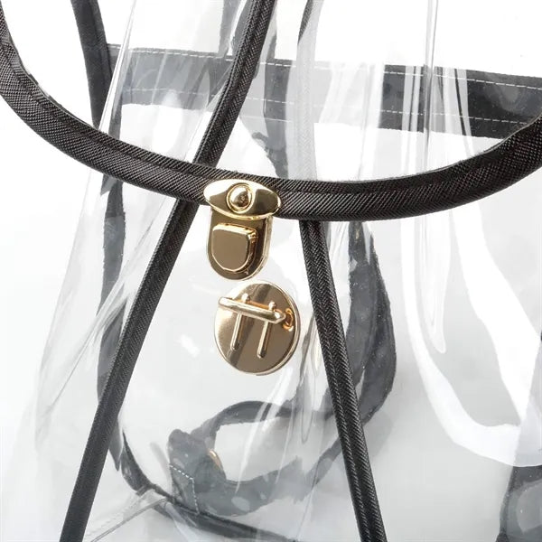 Clear Backpack Gym Drawstring Bag