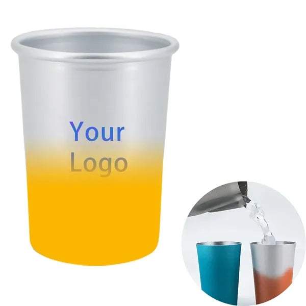 Changing Color Aluminum Cup