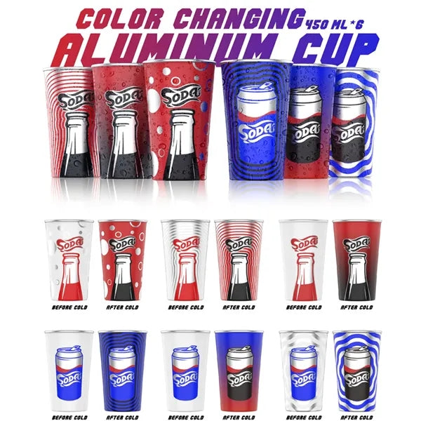 Changing Color Aluminum Cup