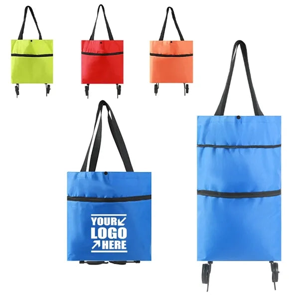 Foldable Shopping Bag With Wheels