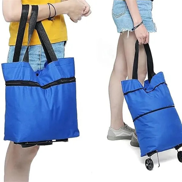 Foldable Shopping Bag With Wheels