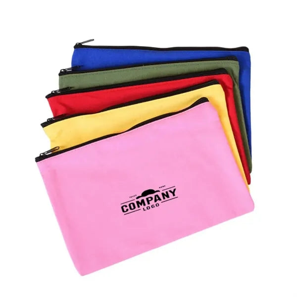 Zipper Canvas Pencil Bag
