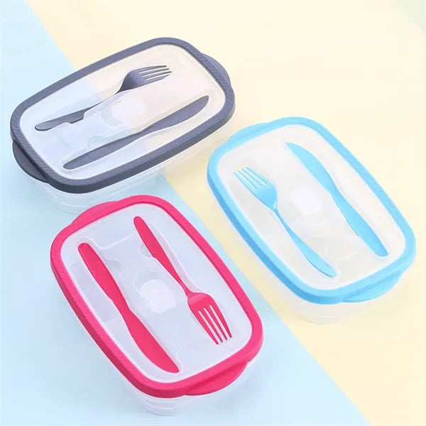 Plastic Seal Tight Prep Lunch Boxe Set