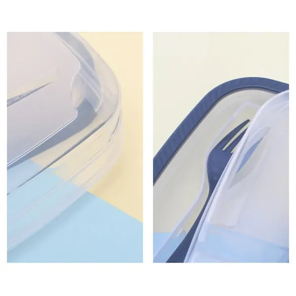 Plastic Seal Tight Prep Lunch Boxe Set