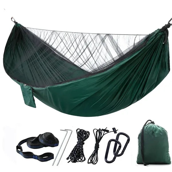 114x55inch Portable Hammock with Mosquito Net