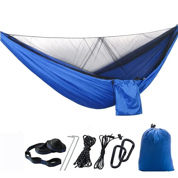 114x55inch Portable Hammock with Mosquito Net