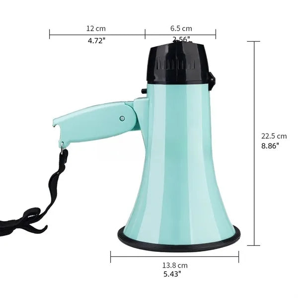 25W Foldable Megaphone