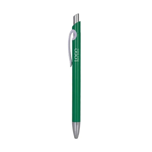 Solid Plastic Ballpoint Click Pen