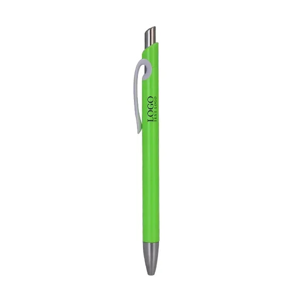 Solid Plastic Ballpoint Click Pen