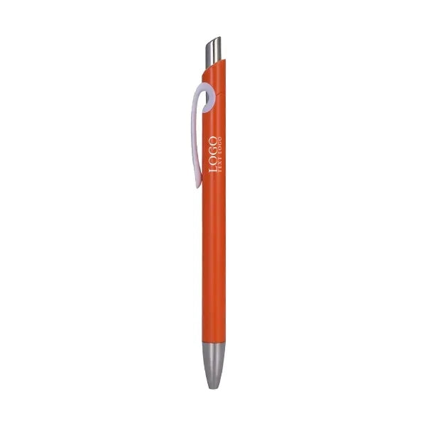 Solid Plastic Ballpoint Click Pen