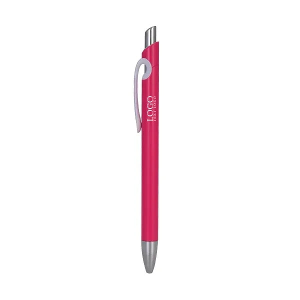 Solid Plastic Ballpoint Click Pen