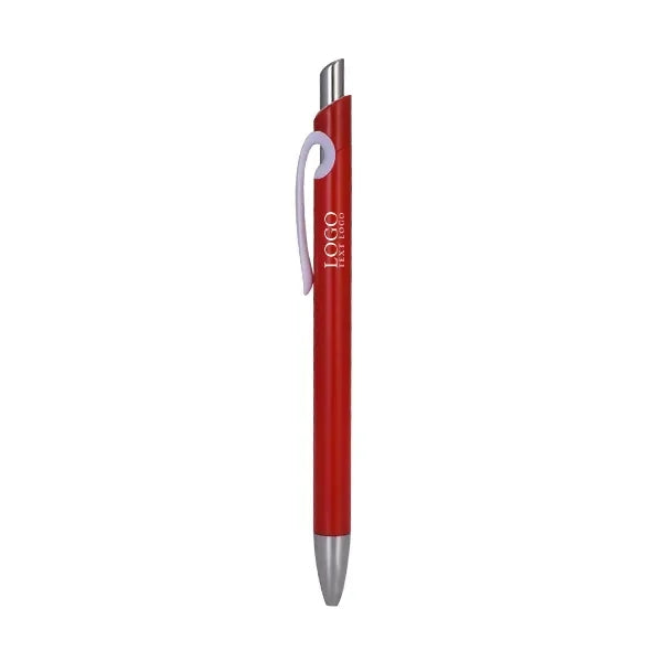 Solid Plastic Ballpoint Click Pen