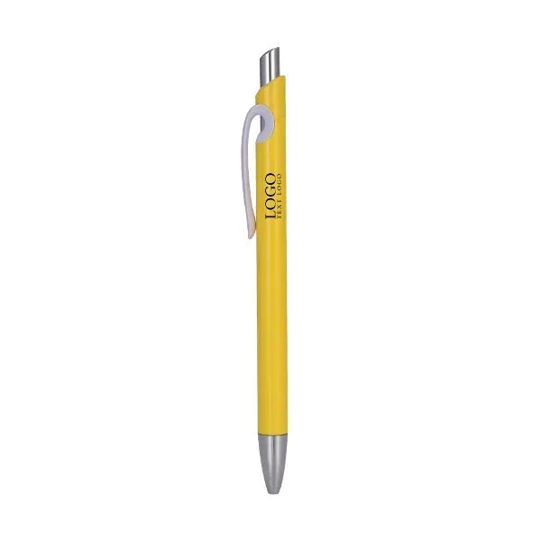 Solid Plastic Ballpoint Click Pen