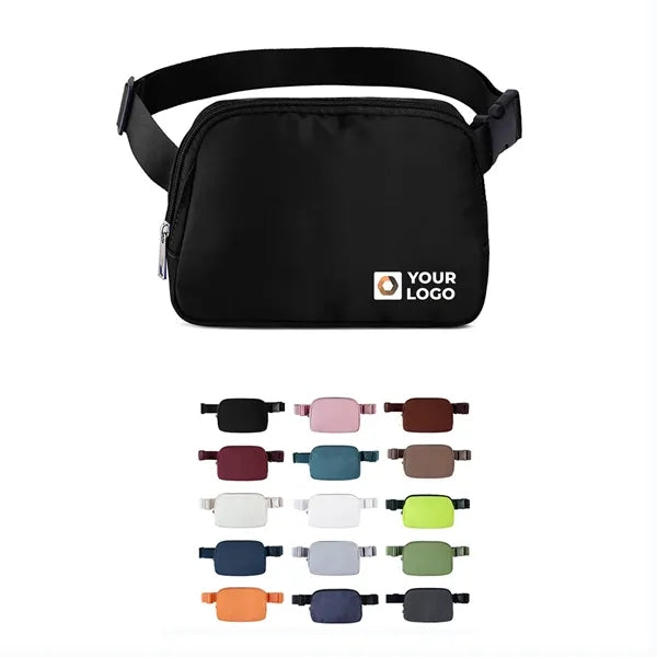 Cross Body Zipper Belt Bag