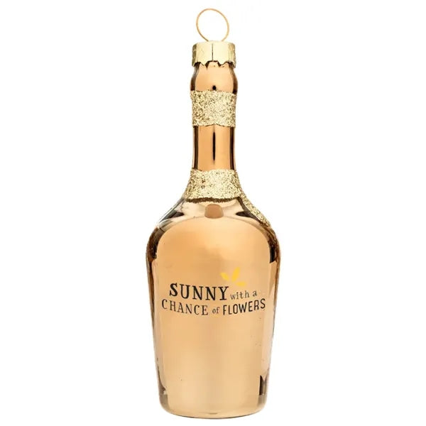 Wine Bottle Christmas Ornament