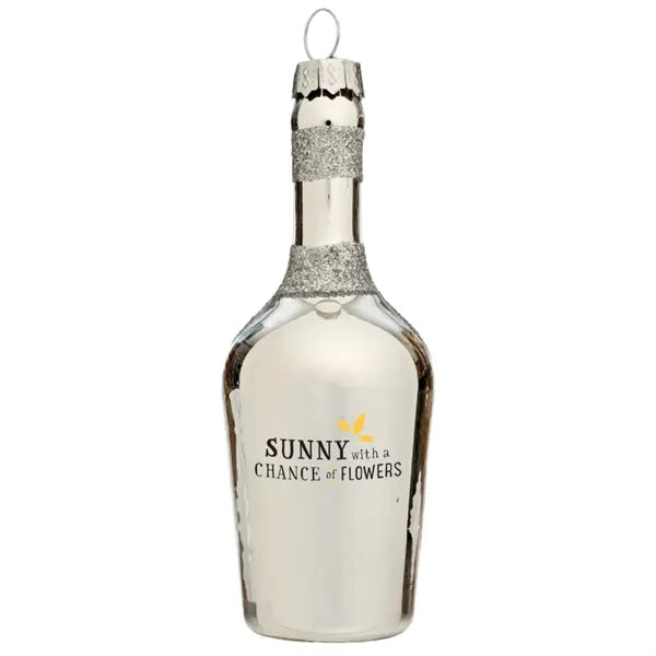 Wine Bottle Christmas Ornament