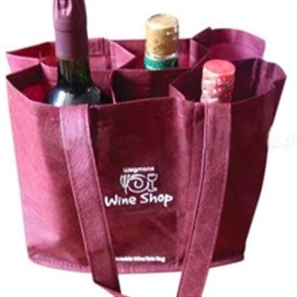 Non-Woven Bottle Wine Tote Bag