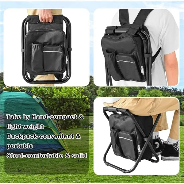 Backpack Stool Cooler Chair