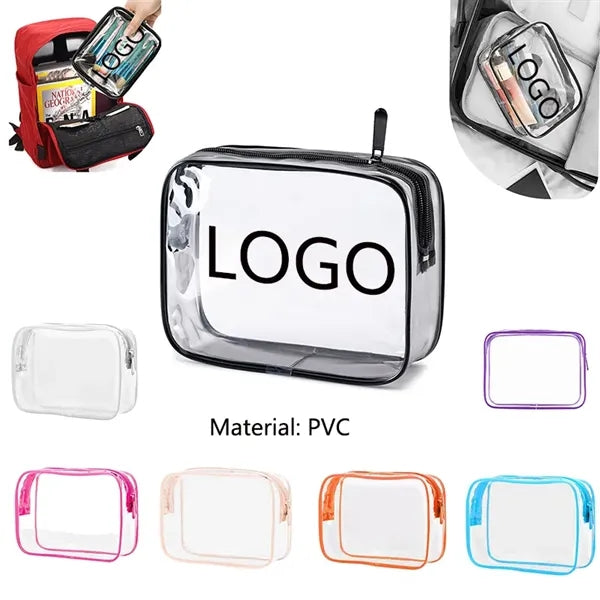 Transparent PVC Toiltry Makeup Cosmetic Bag