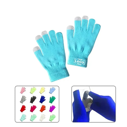Winter Stretch Knitted Touchscreen Gloves