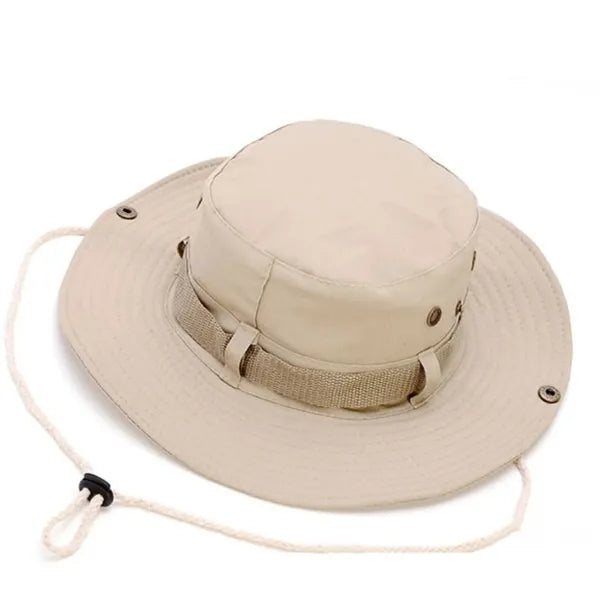 Wide Brim Boonie Hat Camo Bucket Cap