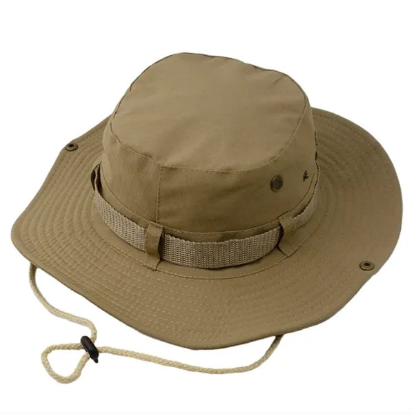 Wide Brim Boonie Hat Camo Bucket Cap