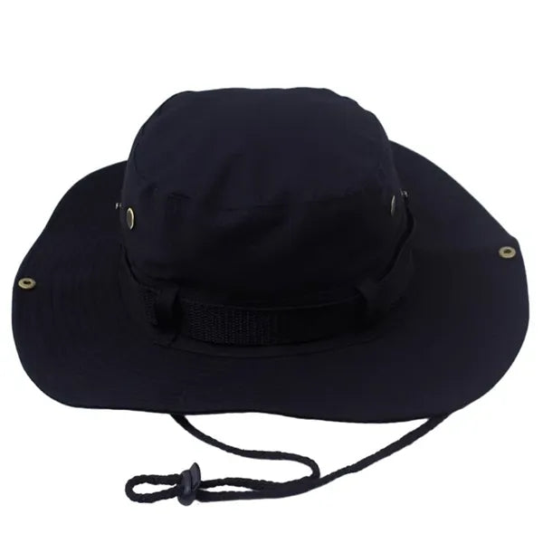 Wide Brim Boonie Hat Camo Bucket Cap