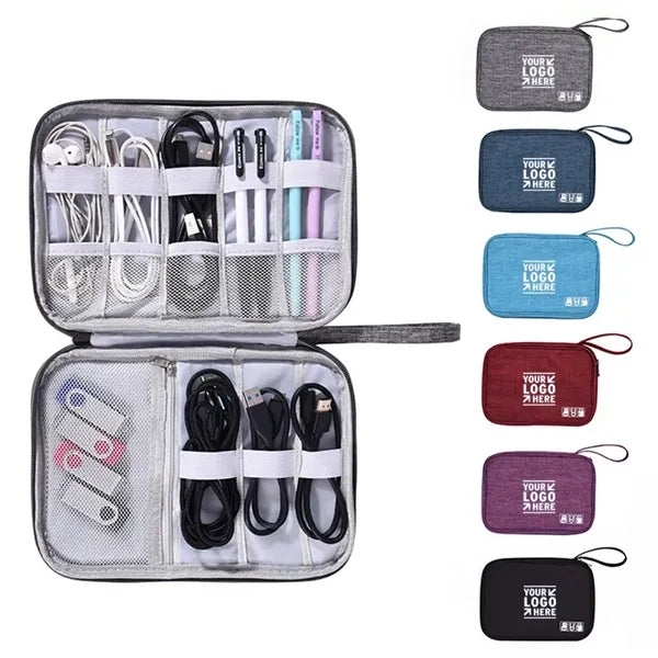 Protable Cable Organizer Travel Bag