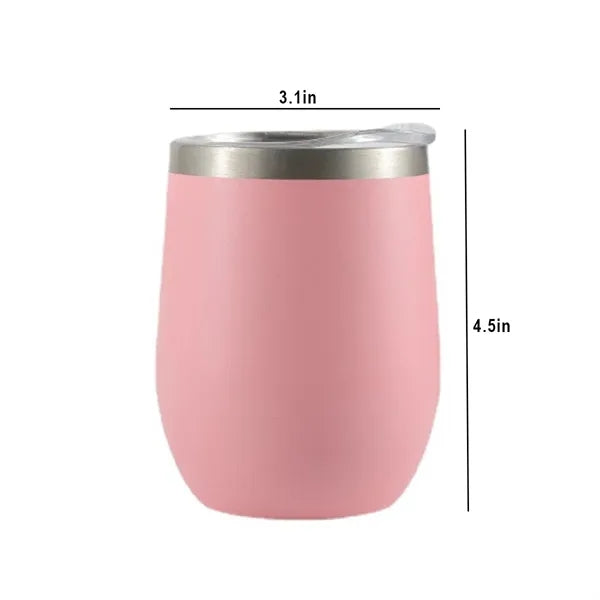 12oz Stainless Steel Stemless Tumbler Cups