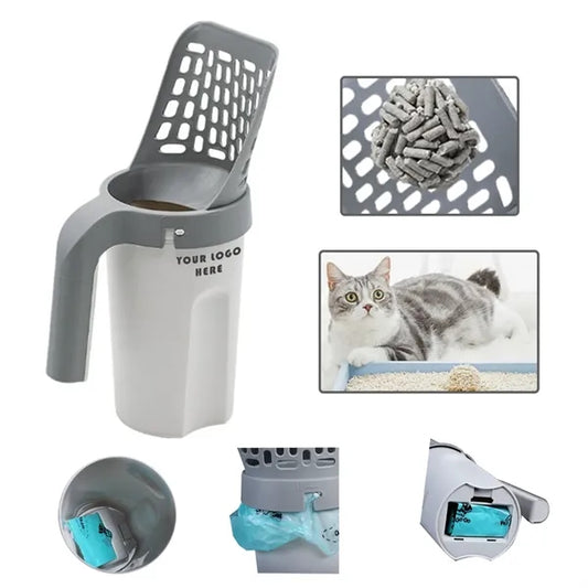 All-One Pet Cleaning Tool Shovel Set Storage Box