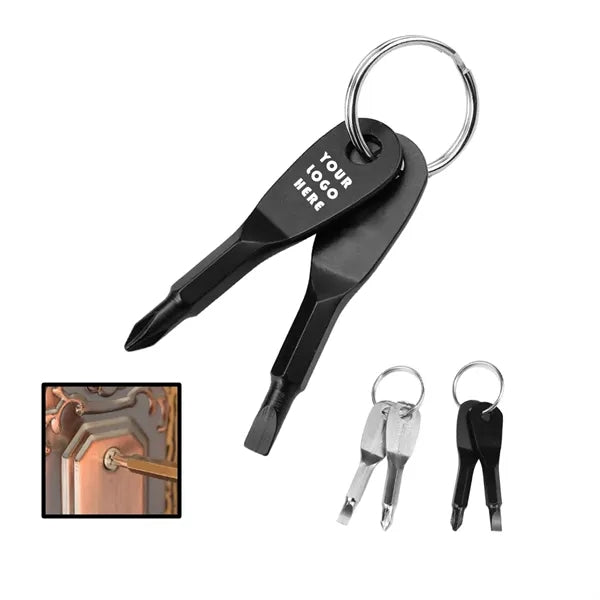 Multifunctional Outdoor Screwdriver Keychain