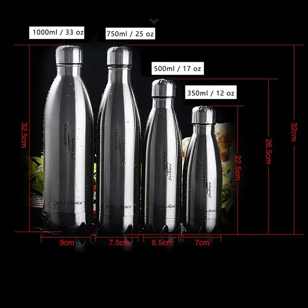17 Oz. Stainless Insulated Water Vacuum Flask Coke Bottle