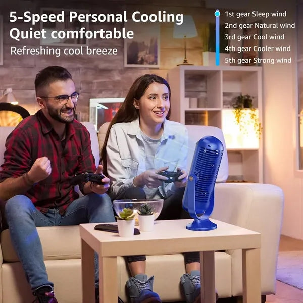 Portable 5-Speed Air Conditioner Fan