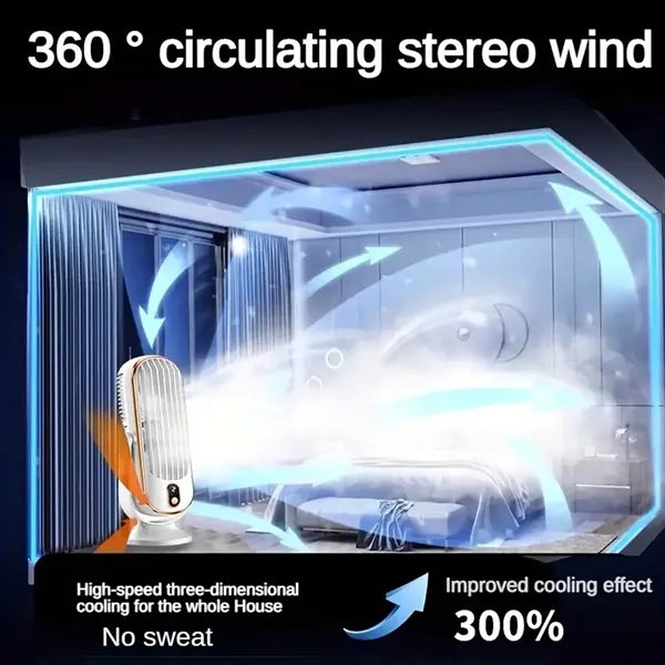 Portable 5-Speed Air Conditioner Fan