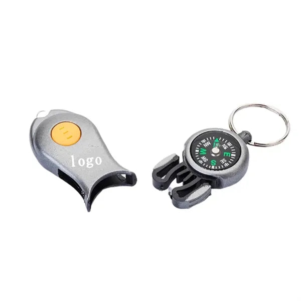 Outdoor with compass LED flashlight