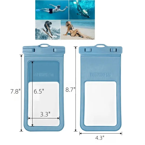 PVC Swimming Diving Touch Screen Waterproof Cell Phone Pouch