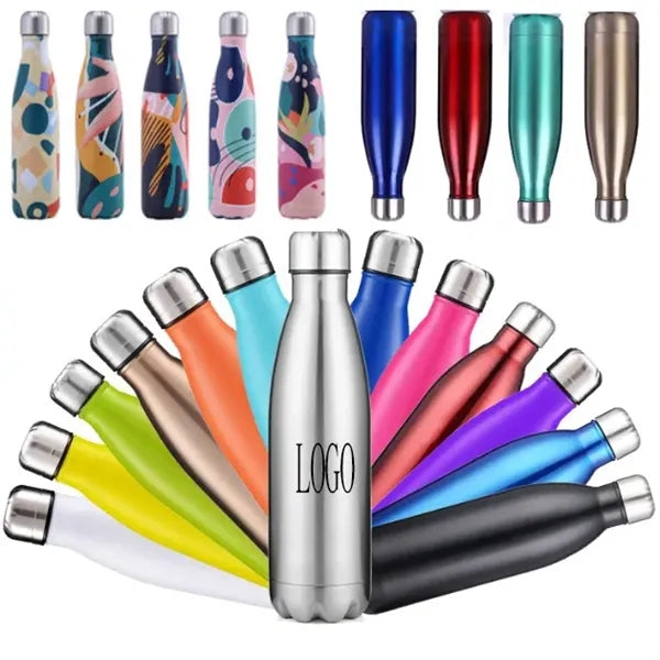 17 oz Stainless Steel Insulated Water Bottles
