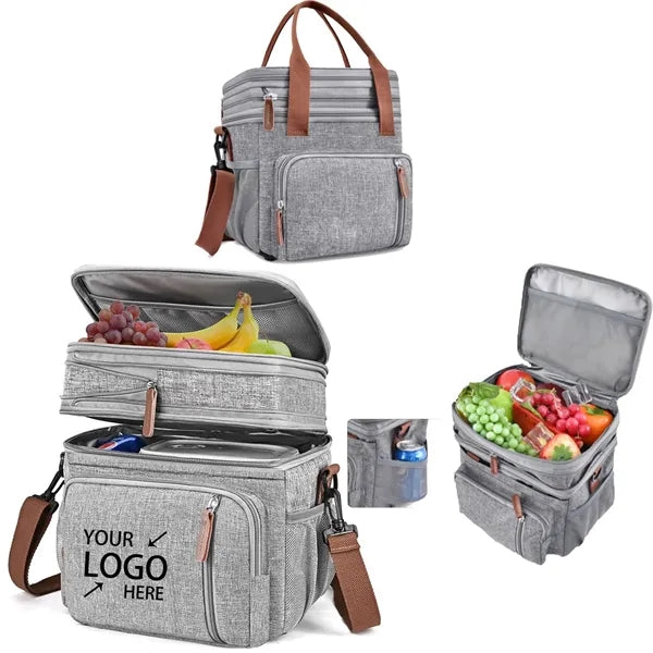 Double Deck Thermal Lunch Bag