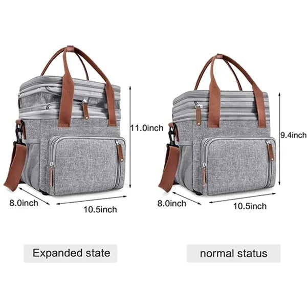 Double Deck Thermal Lunch Bag