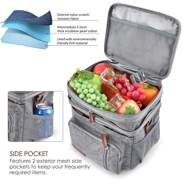 Double Deck Thermal Lunch Bag