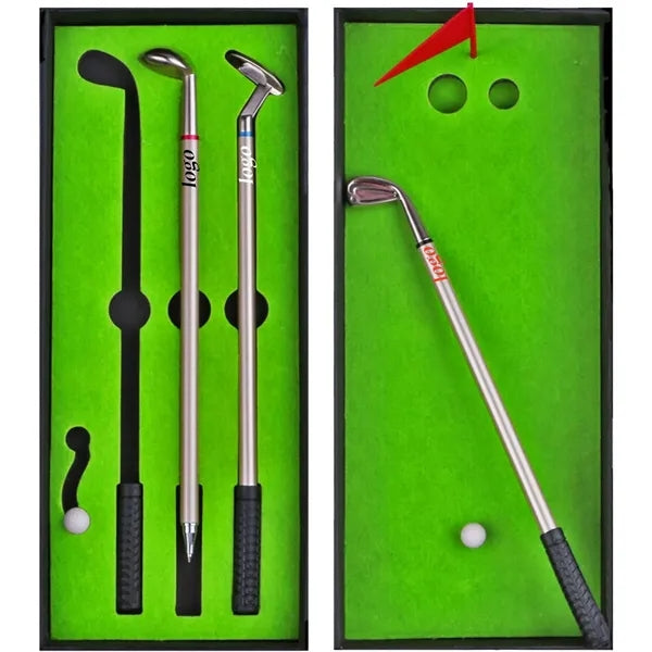 Mini Golf Desktop Game 3 Gel Pens