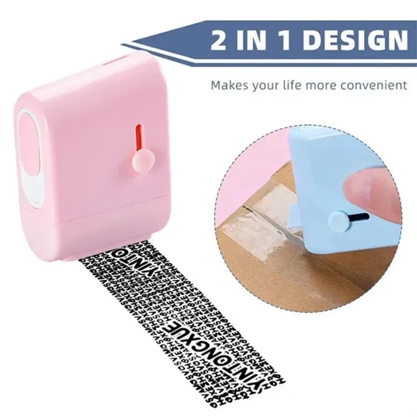 Personal Information Leak-Proof Stationery Tools With Cutter
