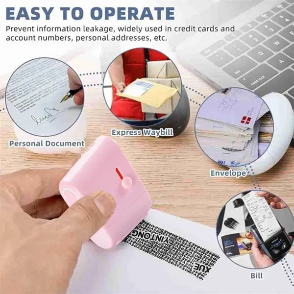 Personal Information Leak-Proof Stationery Tools With Cutter