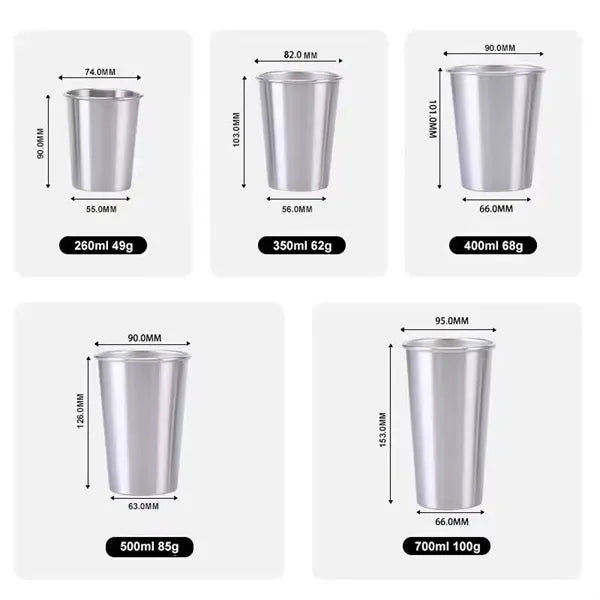 Stainless Steel Chilling Beer Cup for Travel Camping