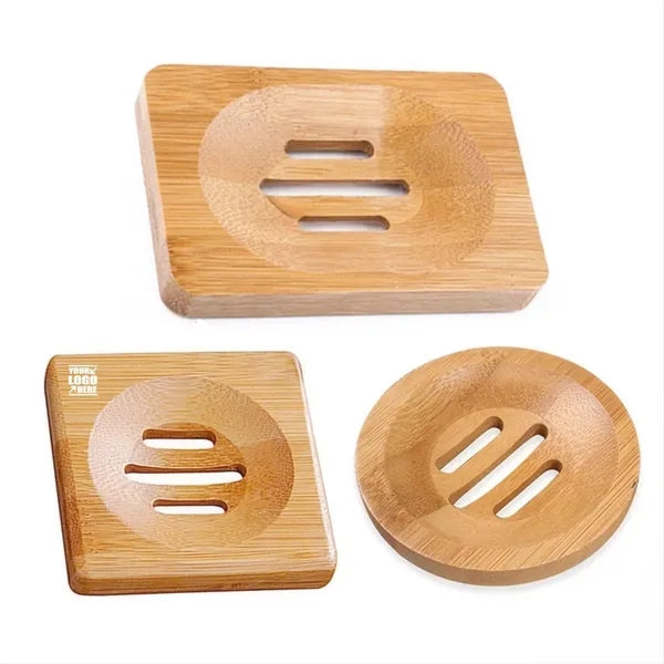 Bamboo Wood Soap Holder for Bathroom and Shower
