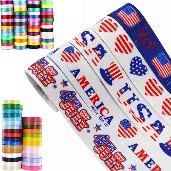 100 Yds Custom Satin Ribbon Roll