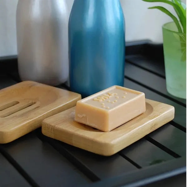 Bamboo Wood Soap Holder for Bathroom and Shower