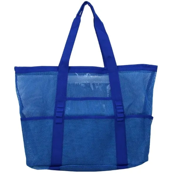 Large Mesh Beach Bag w/ Multiple Pockets