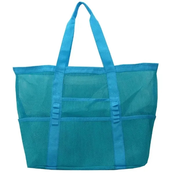 Large Mesh Beach Bag w/ Multiple Pockets